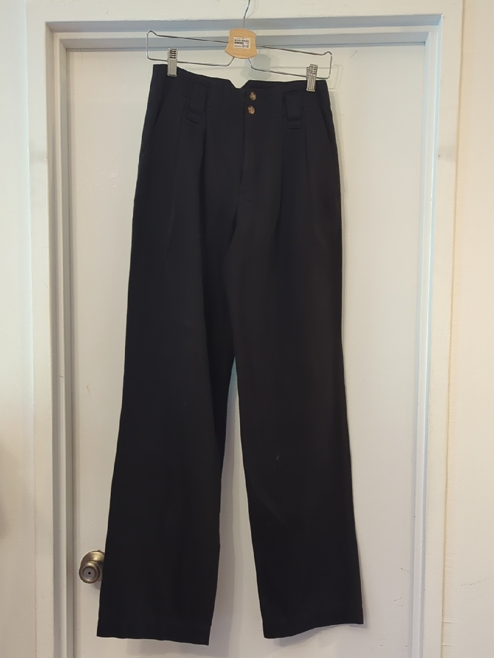 NWT Boyish The Liam Front Pleat Pant 25 Black